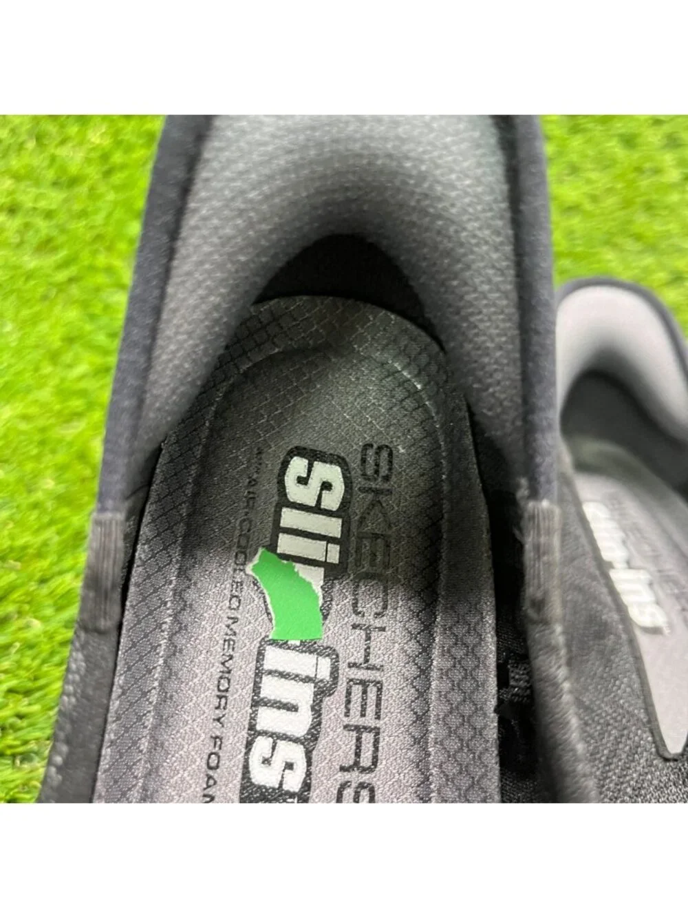 Skechers On The Go Flex-Clover Womens Size 8 Black Casual Walking Slip-On Shoes
